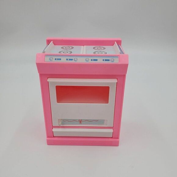Vintage Mattel Barbie Doll Cooking Center Oven With Pots & Pans 1992 - Picture 2 of 12